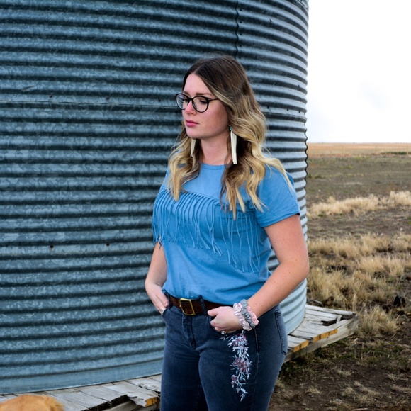 Rock-N-Roll Fringe T-Shirt - Picture 3 of 4